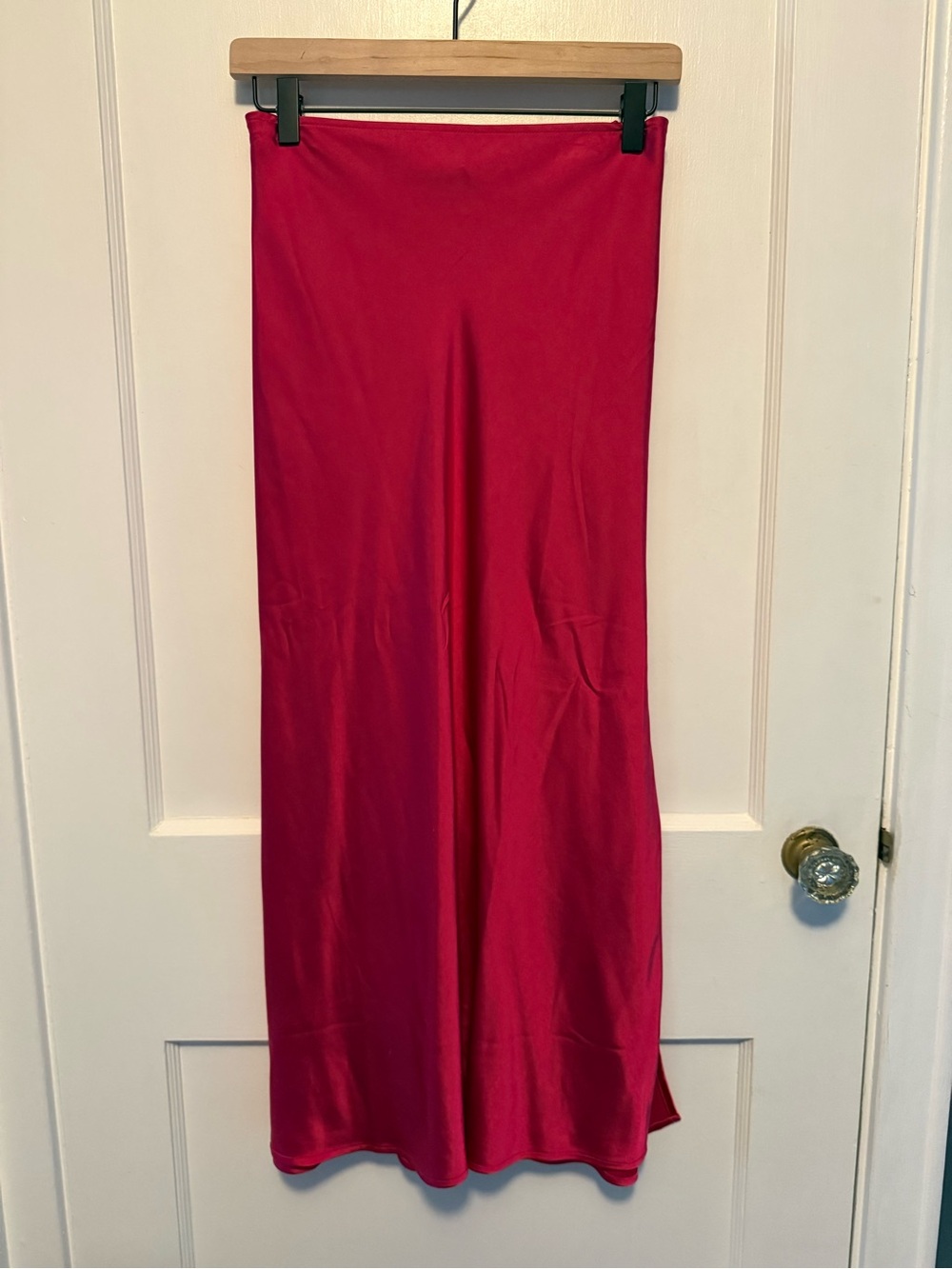 Old Navy Bright Red Midi Skirt